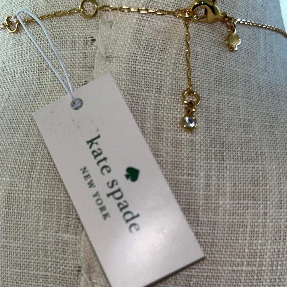 Kate Spade Gold and White Floral Necklace Set - Picture 5 of 6